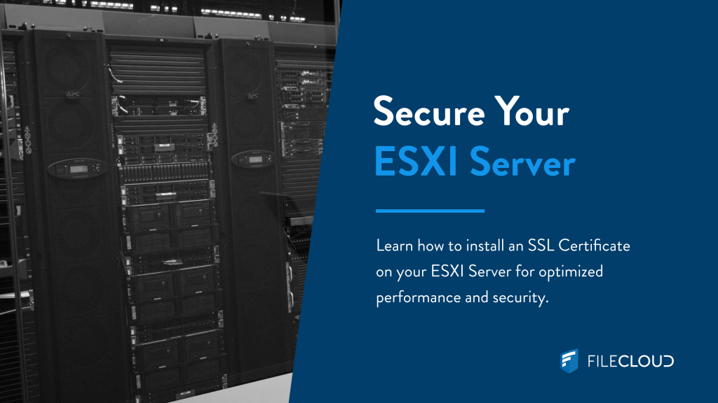 Installing An SSL Certificate On An ESXI Server