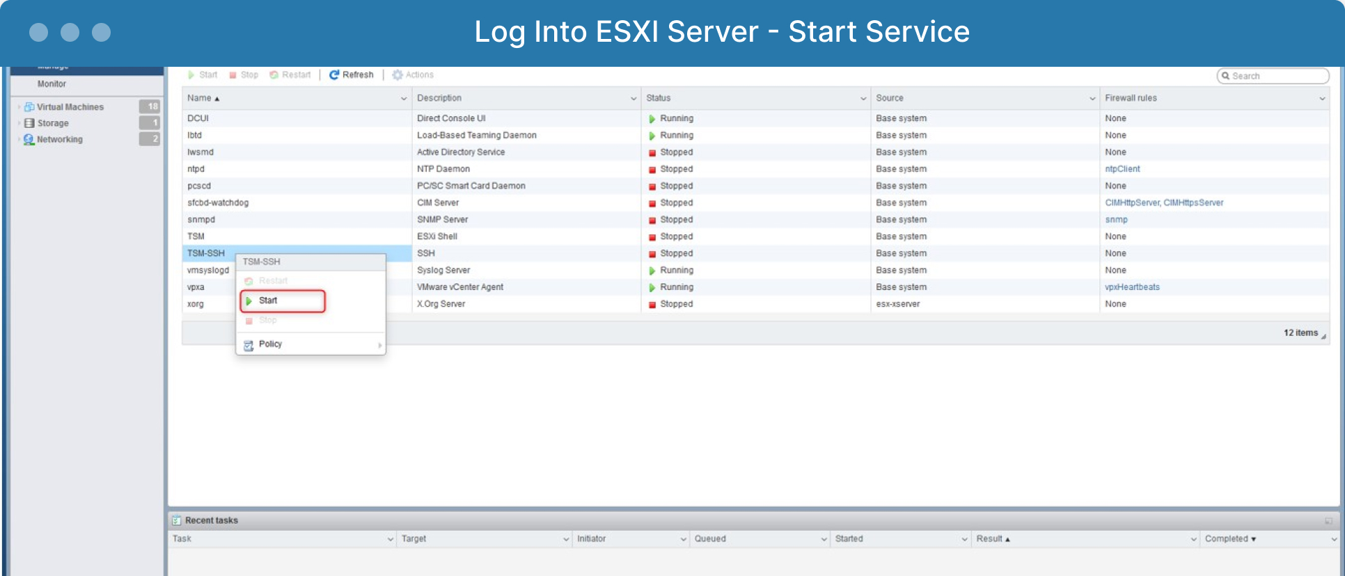 Installing an SSL Certificate on an ESXI Server