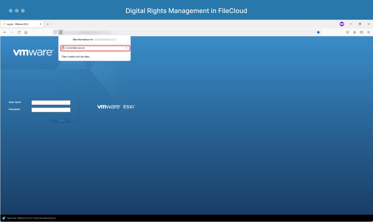 Installing an SSL Certificate on an ESXI Server